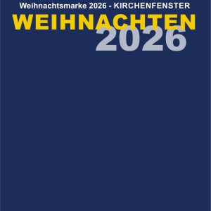 Weihnachtsmarkenheft 2026 – Vorderseite